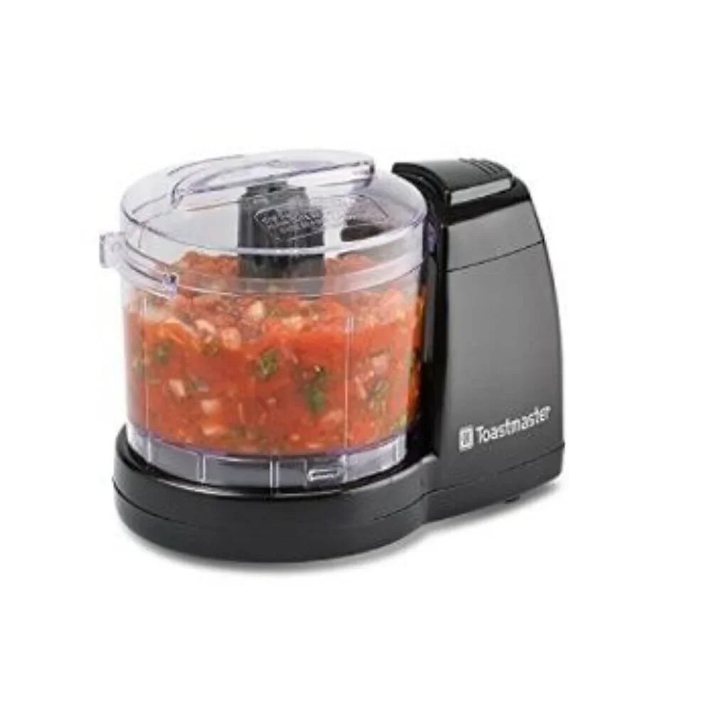 Toastmaster Electric 1.5 Cup Mini ChoppervStainless Steel Blades Black NEW